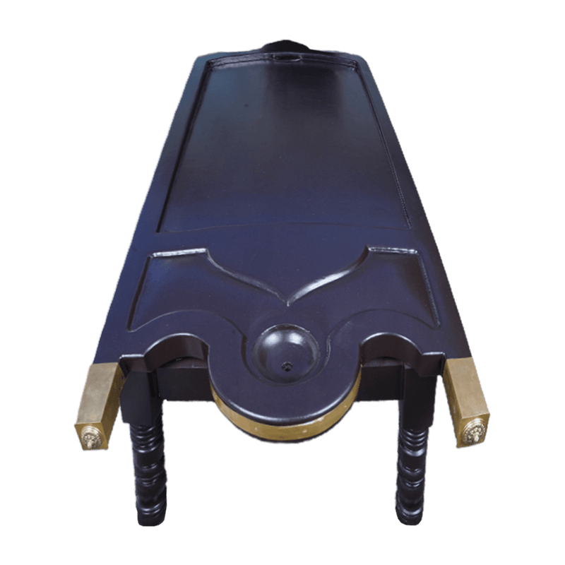 Avp Traditional Single Piece Wooden Massage Bed With Medicinal Wood For Ayurvedic Massage And Treatment image 5