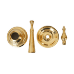 Avp Nilavilakku White Metal (Handmade) For Ayurvedic Treatment, Pooja And Traditional Rituals And Ceremonies thumbnail 3