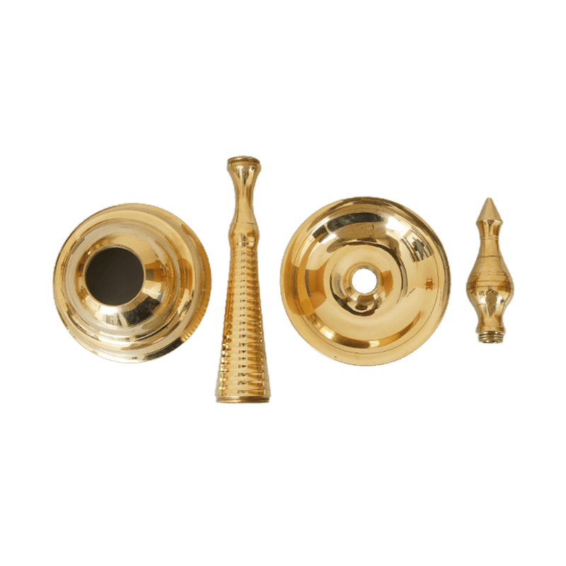 Avp Nilavilakku White Metal (Handmade) For Ayurvedic Treatment, Pooja And Traditional Rituals And Ceremonies image 3