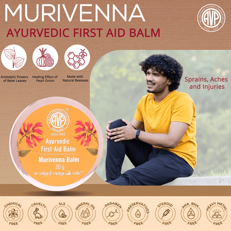 Murivenna Antiseptic First Aid Pain Relief Ayurvedic Balm - 30g image 3
