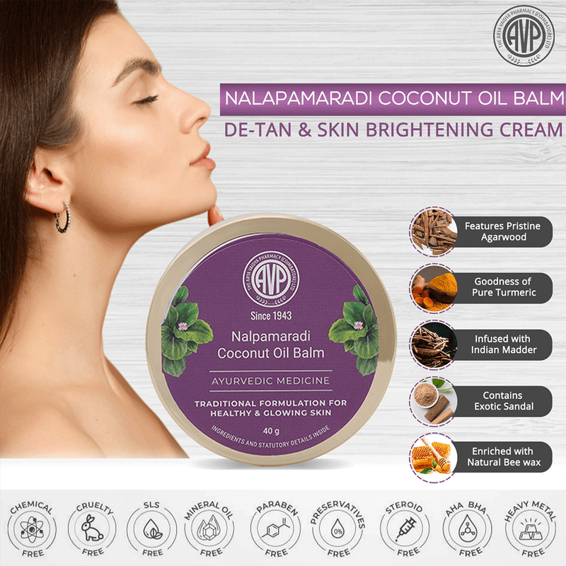 Nalpamaradi Skin Brightening Coconut Oil Balm image 3