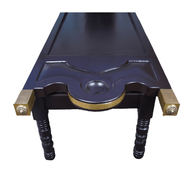 Avp Traditional Single Piece Wooden Massage Bed With Medicinal Wood For Ayurvedic Massage And Treatment image 6