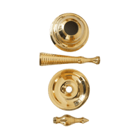 Avp Nilavilakku White Metal (Handmade) For Ayurvedic Treatment, Pooja And Traditional Rituals And Ceremonies thumbnail 4