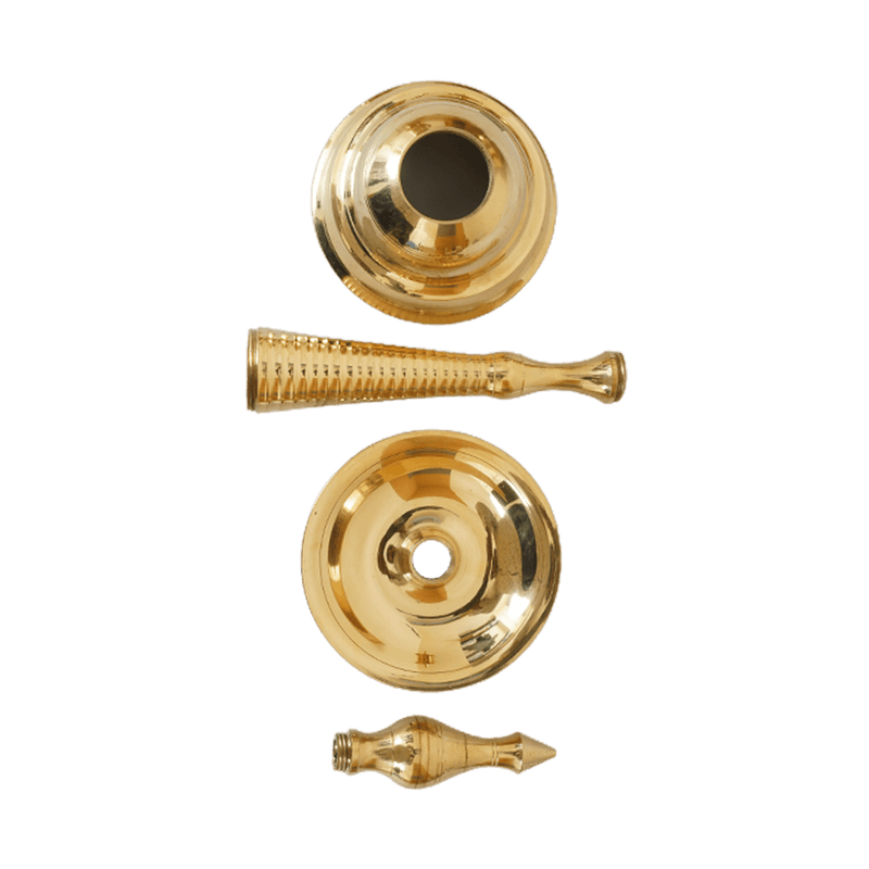 Avp Nilavilakku White Metal (Handmade) For Ayurvedic Treatment, Pooja And Traditional Rituals And Ceremonies image 4