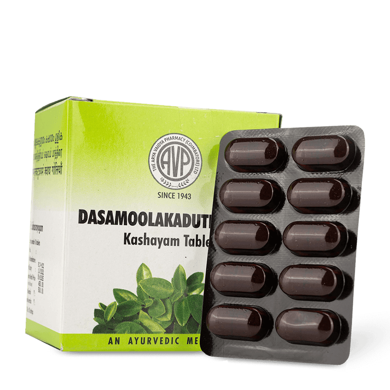 Dasamoolakaduthrayam Kashayam Tablets – 10 nos Strip image 4