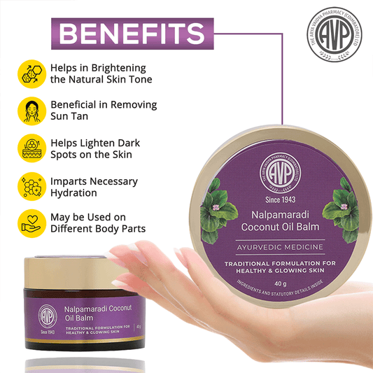 Nalpamaradi Skin Brightening Coconut Oil Balm