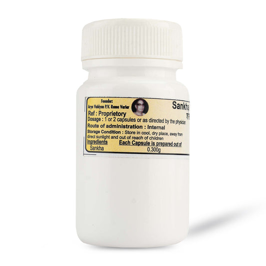 Sankha Bhasmam Capsule 15 Nos Container