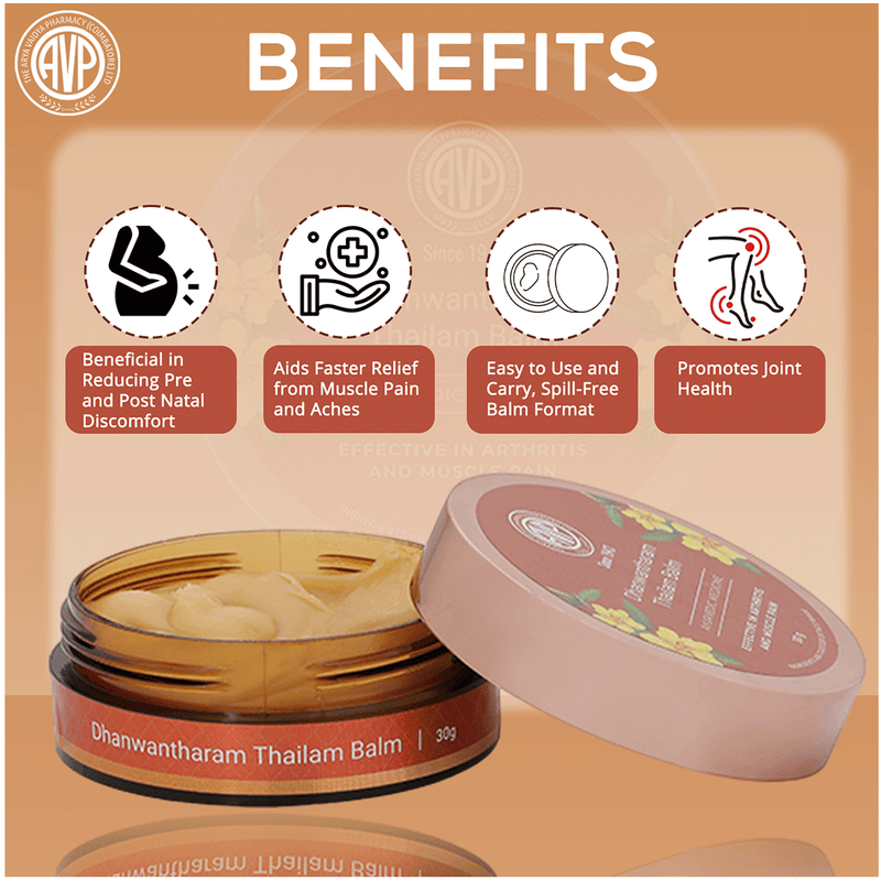 Dhanwantharam Thailam Pain Relief Balm Ideal For Pre Partum And Post Partum Joint Pain, Knee Pain, Muscle Strain, Cramps And Sprains image 4