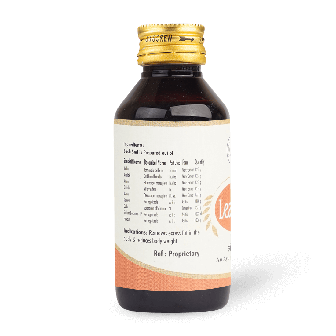 Lean Heal 225ML Syrup – Ayurvedic Weight Loss Solution – avpayurveda