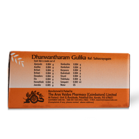 Dhanwantharam Gulika 100 Tablets – Ayurvedic Digestive Care thumbnail 3