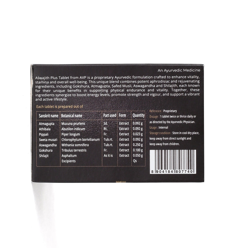 Aswajith Plus Tablet | 100 Tabs image 9