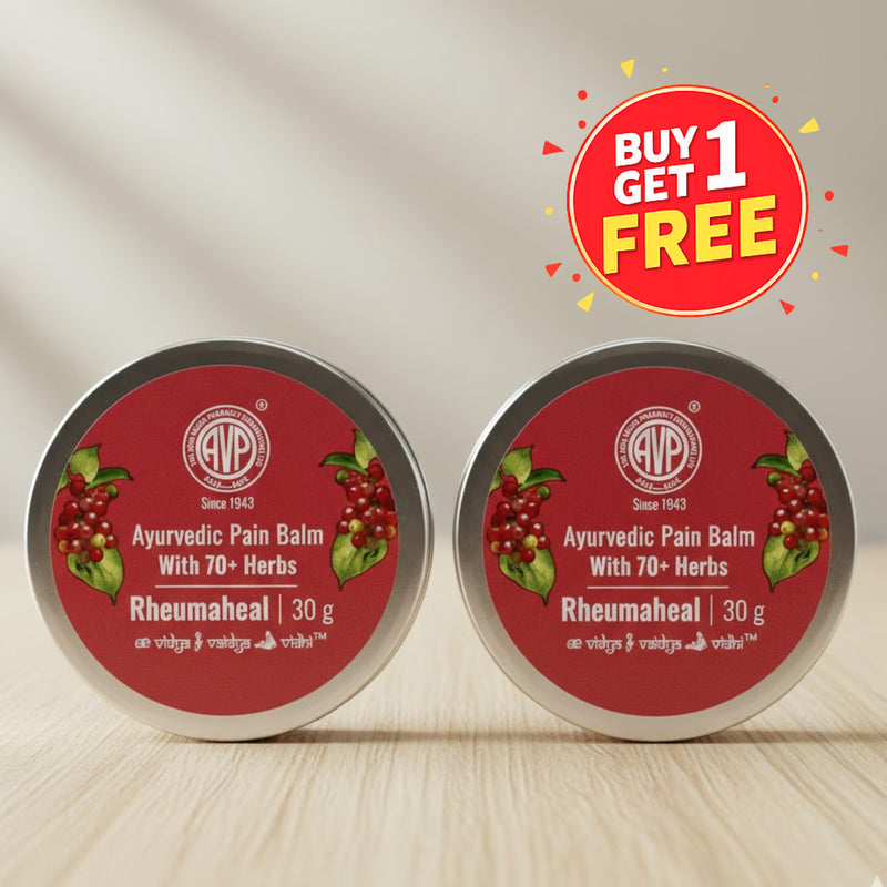 Rheumaheal 30 Gms |Fast Pain Relief Balm | Made with Bee Wax | Common Cold | Muscle and Joint Aches image 1