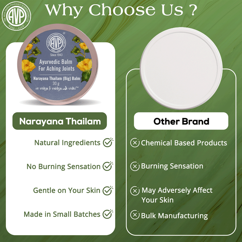 Narayana Thailam Pain Relief Balm 30g image 5