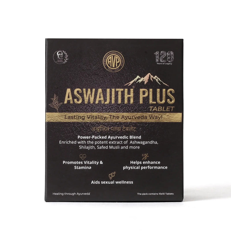 Aswajith Plus 100 Tablets | for Strength, Energy & Vitality image 1