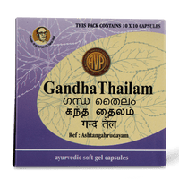 Gandha Thailam Capsules for Strong Bones & Joints - 100 Capsules thumbnail 1