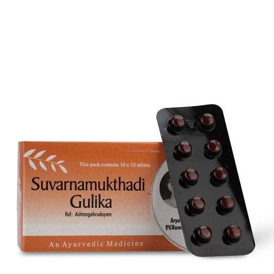 Suvarnamukthadi Gulika - 100 Tablets