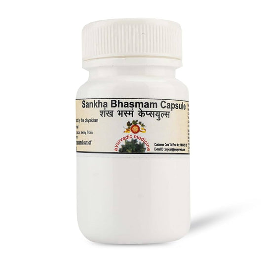 Sankha Bhasmam Capsule 15 Nos Container