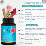 Kesini Ayurvedic Herbal Hair Cleanser Cum Hair Mask, Chemical Free, Goodness Of 7 Herbs thumbnail 6