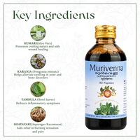 Murivenna Oil for Ayurvedic support for Wounds | Swelling and Pain thumbnail 4