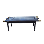 Avp Traditional Single Piece Wooden Massage Bed With Medicinal Wood For Ayurvedic Massage And Treatment thumbnail 4