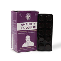 Amrutha Gulgulu Tablet Uses for Joint & Muscle Pain Relief thumbnail 1
