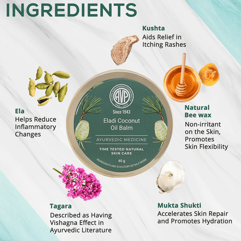Eladi Skin Moisturiser Coconut Oil Balm 40Gm image 6