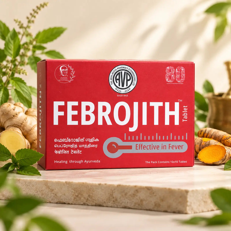 Febrojith Tablets - 10 Strips | Fever, Cough & Cold Relief image 1