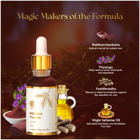 Kanaka Thailam 30 ML | Day Face Serum with Red Sandalwood and herbs| Skin Tone Lightening thumbnail 7