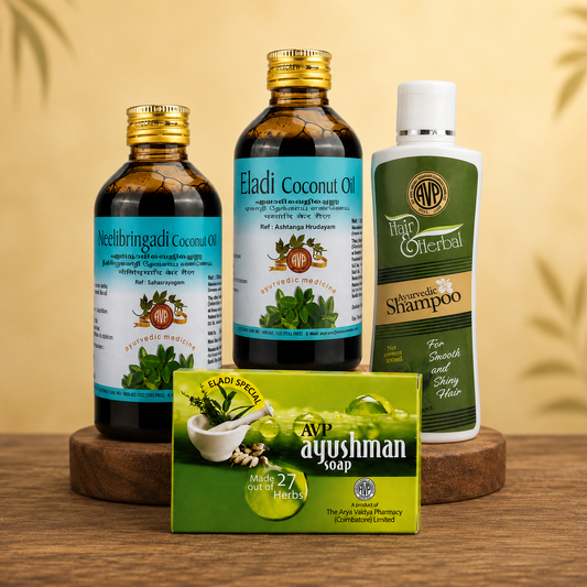 Ayurvedic Hair & Skin Care Combo