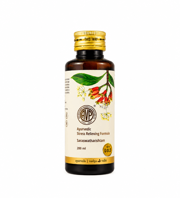 Saraswatharishtam 200 ML | Stress Relief & Emotional Balance | Ashwagandha and Brahmi image 2