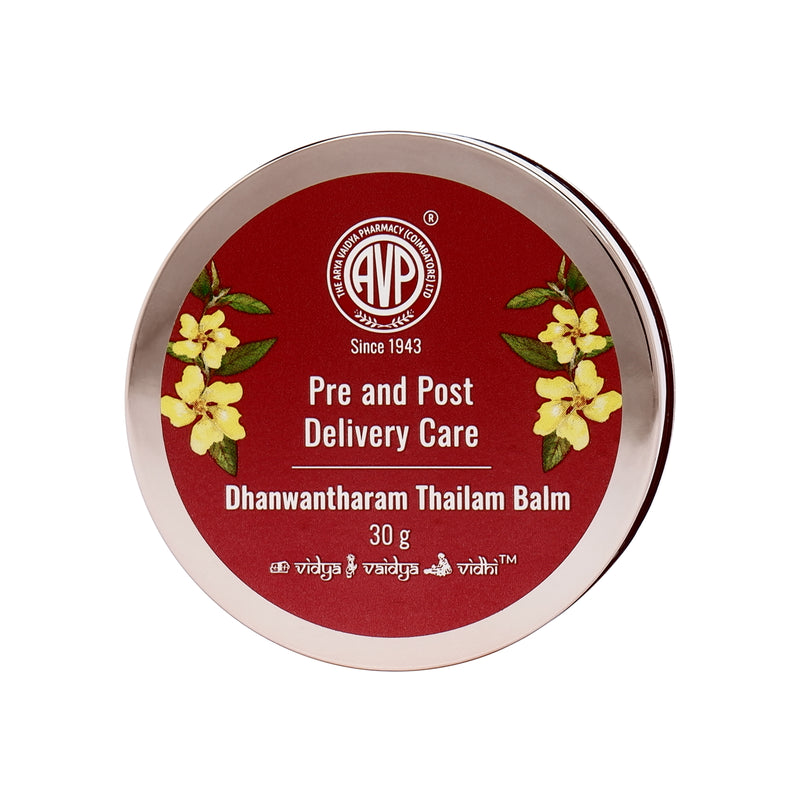 Dhanwantharam Thailam Pain Relief Balm Ideal For Pre Partum And Post Partum Joint Pain, Knee Pain, Muscle Strain, Cramps And Sprains image 1