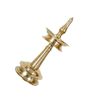 Avp Nilavilakku White Metal (Handmade) For Ayurvedic Treatment, Pooja And Traditional Rituals And Ceremonies thumbnail 2