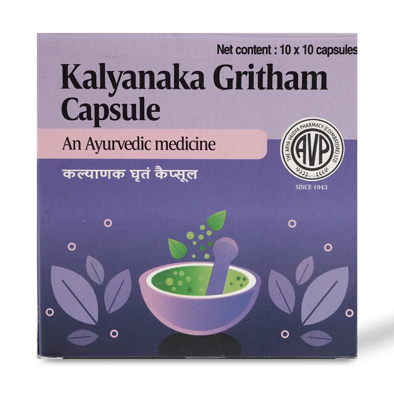 Kalyanaka Gritham Capsule 10 nos strip image 1
