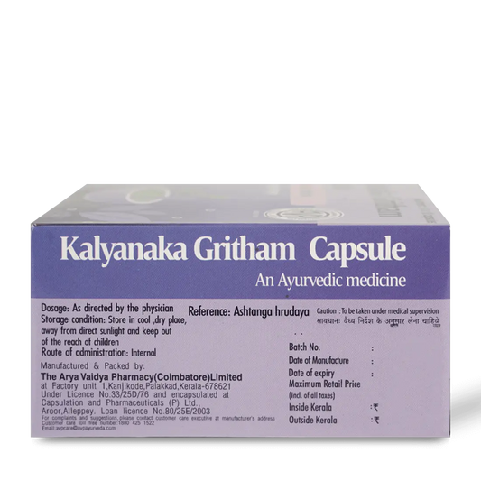 Kalyanaka Gritham Capsule 10 nos strip