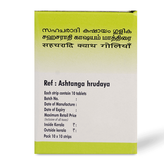Sahacharadi Kashayam Tablets