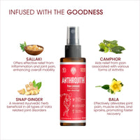 Arthrojith Liniment 60ML | Muscle & Joint Pain Relief | Ayurvedic Spray thumbnail 4