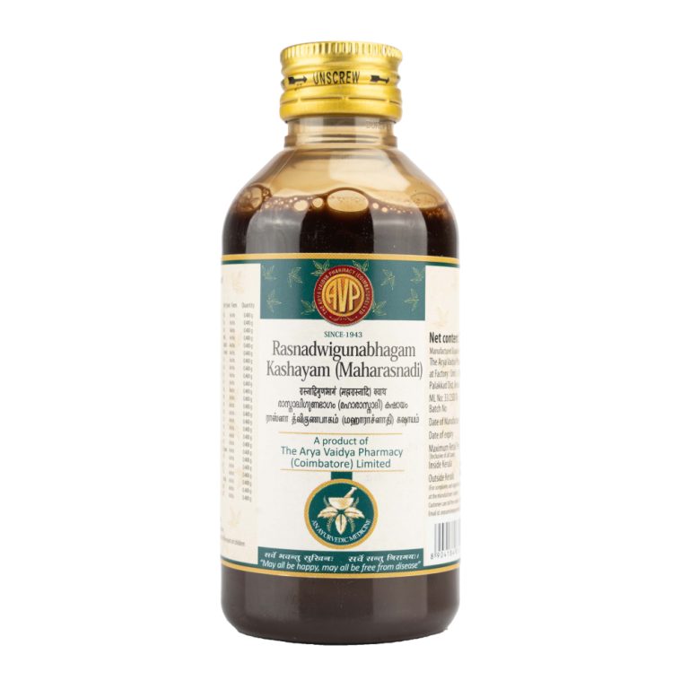 Rasnadwigunapakam (Maharasnadi) Kashayam – 200 Ml - Healing Through ...