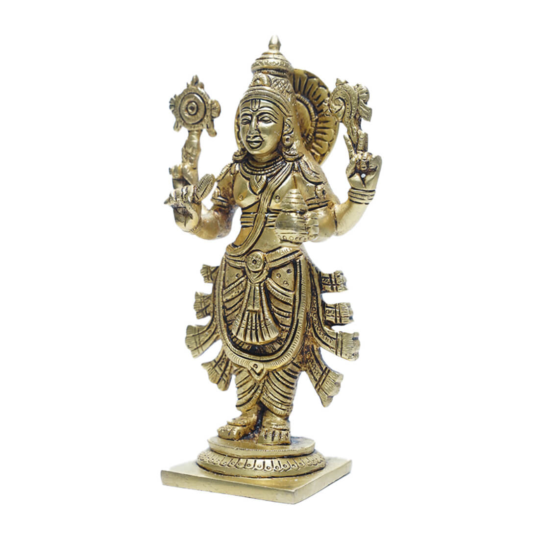 Brass Statue of Lord Dhanvantari, God of Ayurveda
