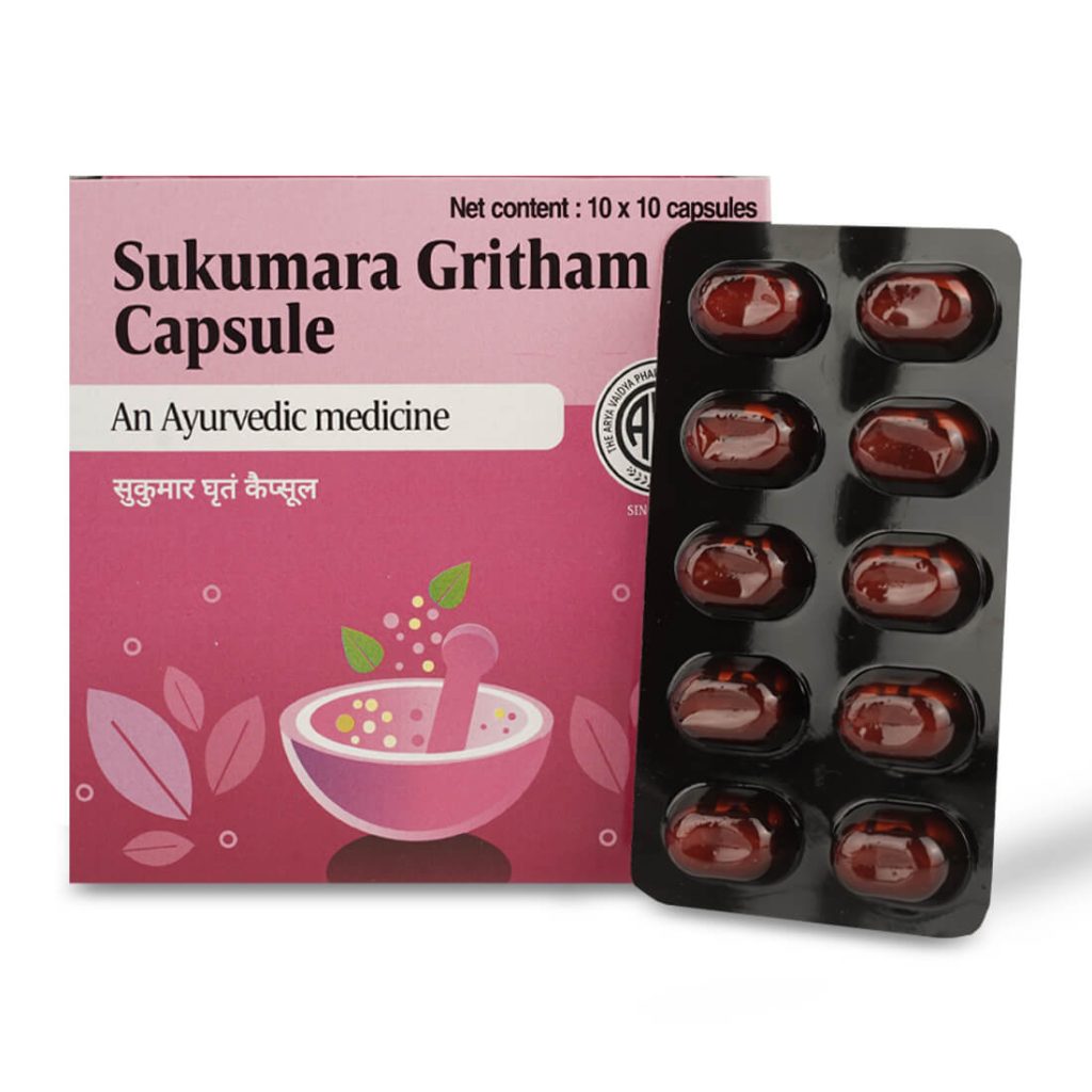 Sukumara Gritham Capsule 100s Healing Through Ayurveda 9685