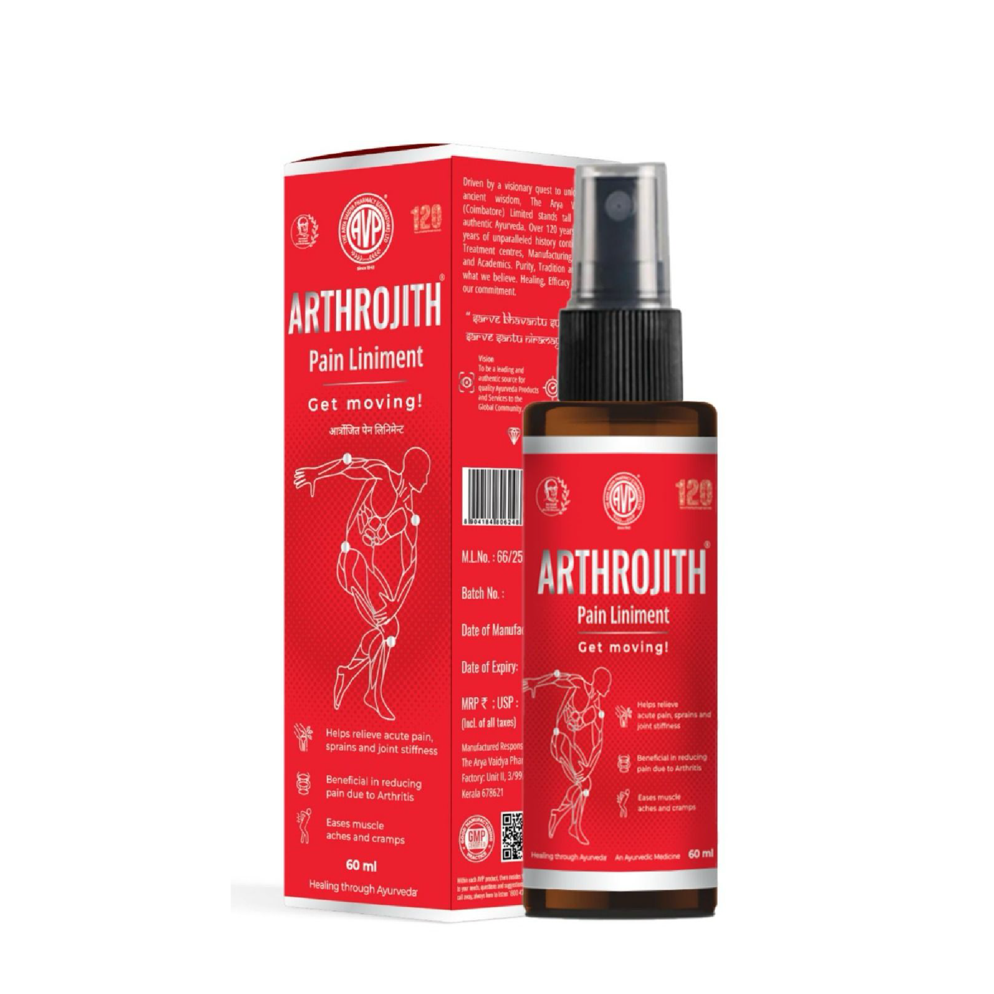 Arthrojith Liniment | Pain Relief Spray | 60ml