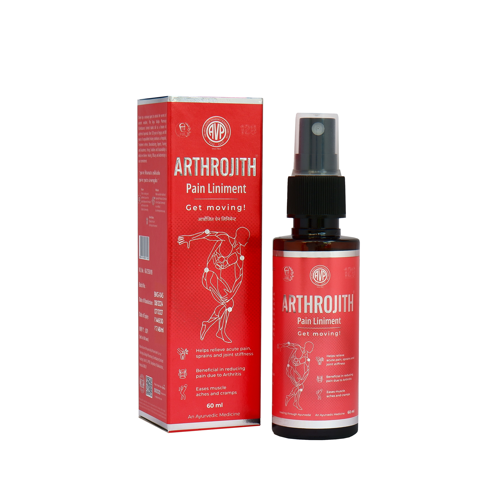 Arthrojith Liniment | Pain Relief Spray | 60ml